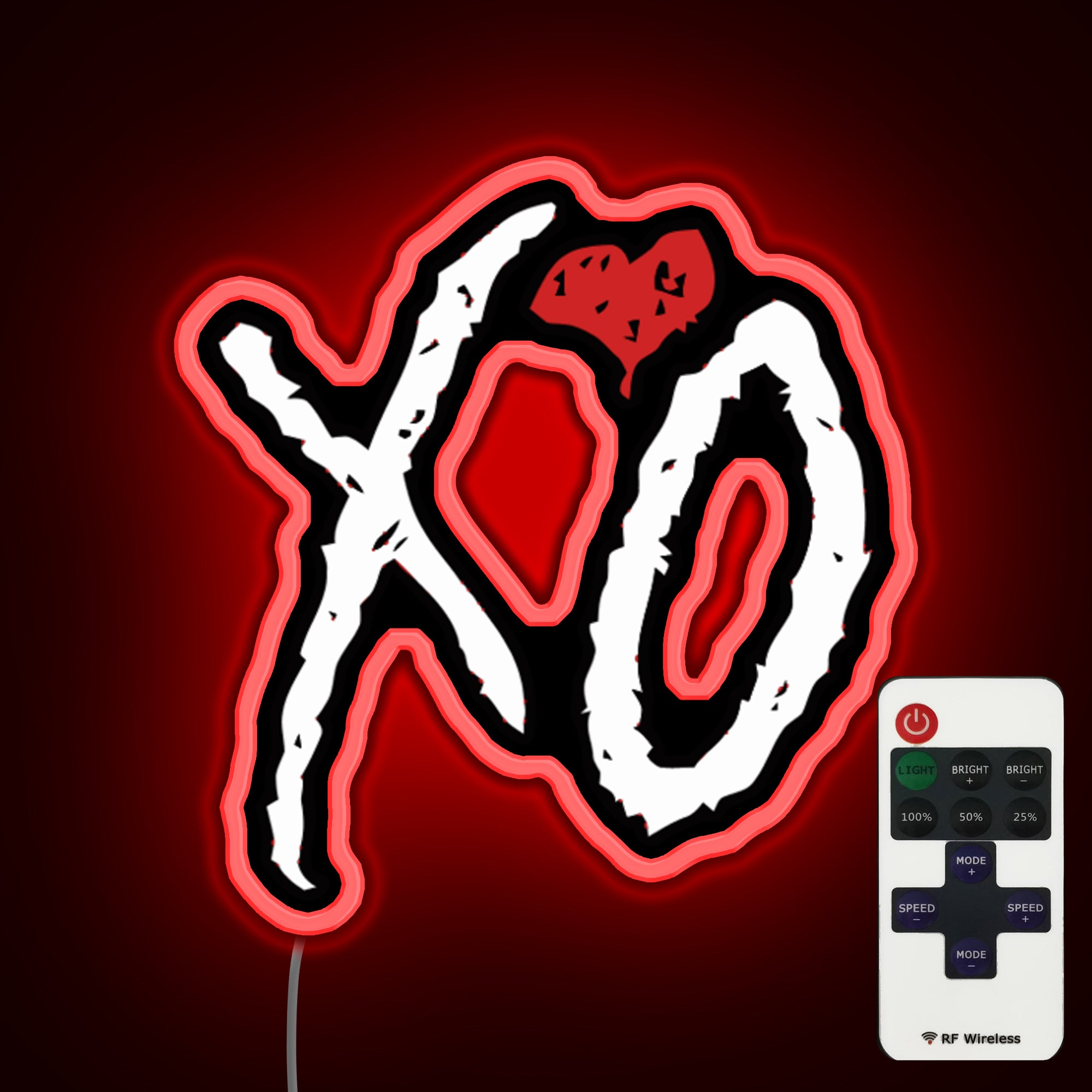 The Weeknd XO Asia Logo L/S Tee Black Men's - 2018 - US